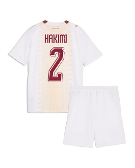 Billige Fotballdrakt Marokko Achraf Hakimi #2 Replika Bortedraktsett Barn VM 2026 Kortermet (med bukser)